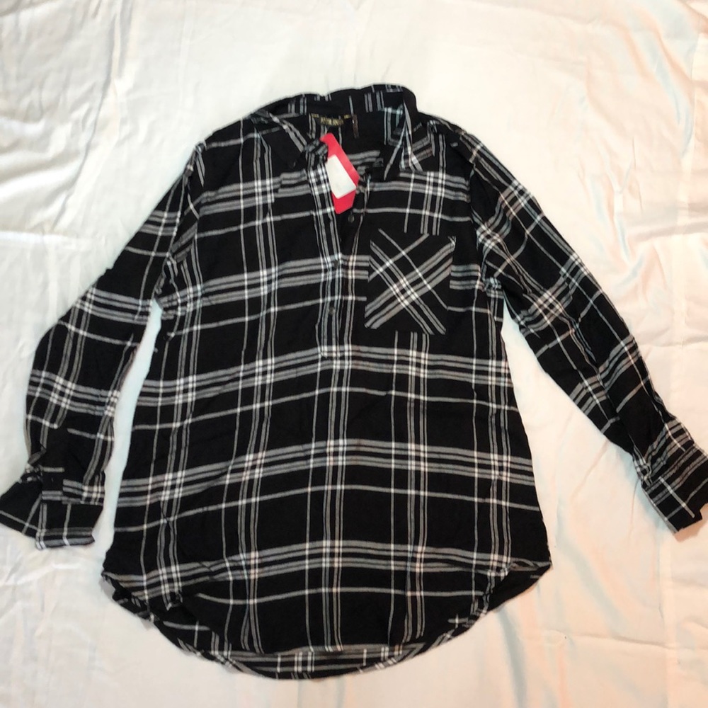 Plaid Tunic